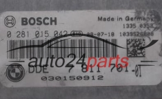 KOMPUTER STEROWNIK SILNIKA BMW SERII 1 E87 118 3 E90 318 2.0 DIESEL BOSCH O281015042, 0 281 015 042, DDE 7811701 -01, 7 811 701 -01, 1039S26808 - 3410, 3399